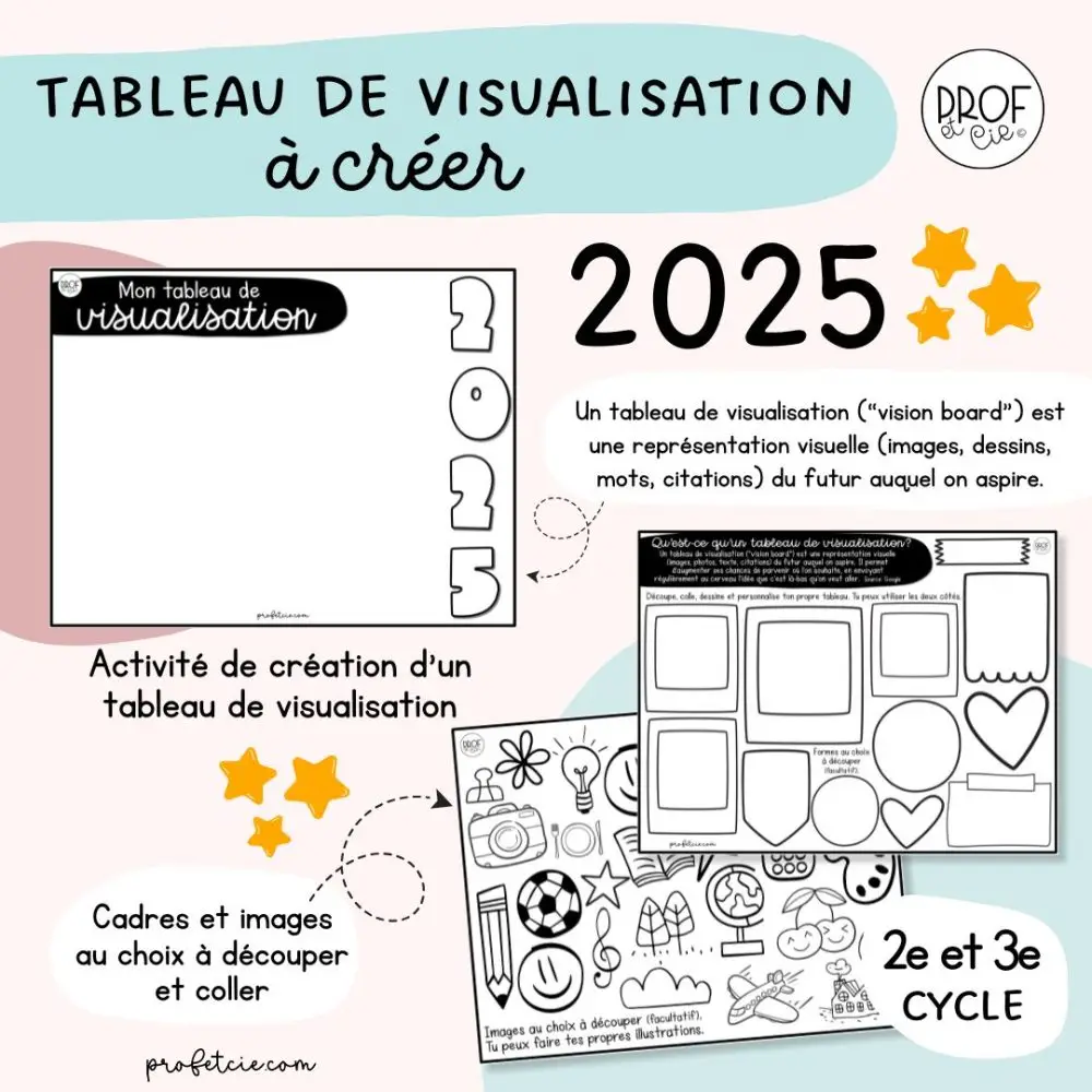 Tableau de visualisation 2025 à créer (2e et 3e cycle) – Image 2