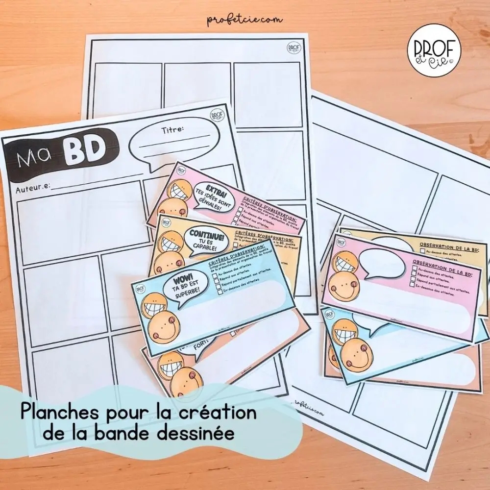 Ensemble complet pour la création d'une BD (2e et 3e cycle) - Imagen 5