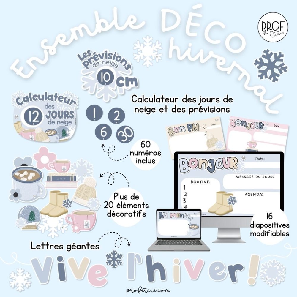 Ensemble DÉCO hivernal (Pour tous) - Image 2