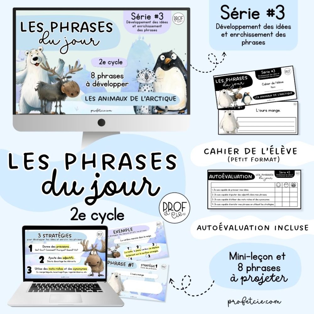 Ensemble DUO Phrases du jour Séries #3 et #4 (2e cycle) – Image 2