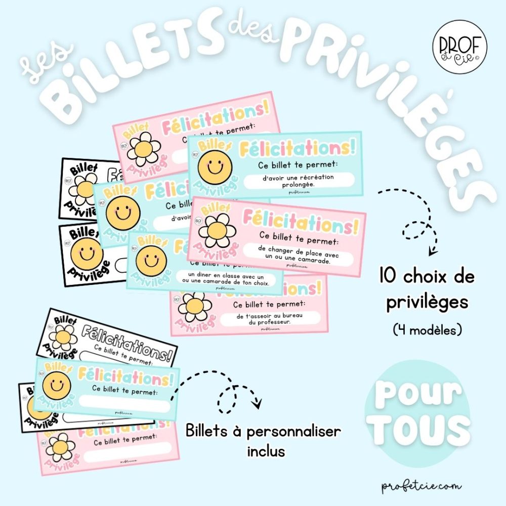 Les billets des privilèges (Pour tous) – Image 2