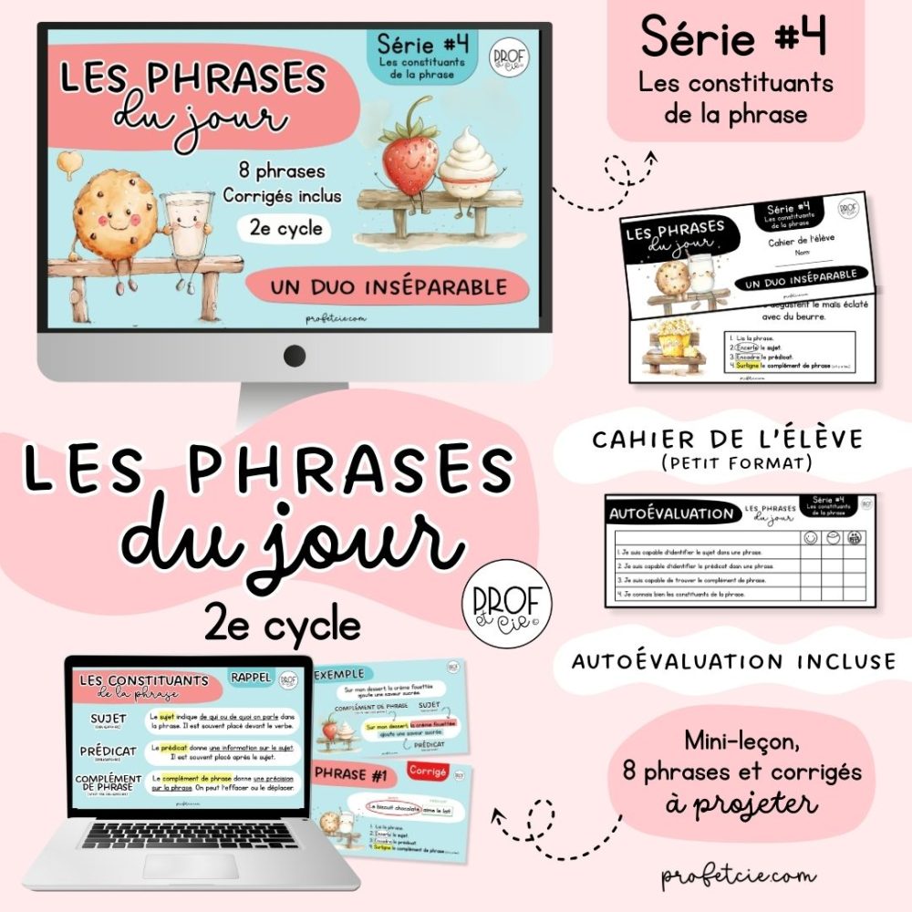 Ensemble DUO Phrases du jour Séries #3 et #4 (2e cycle) – Image 3