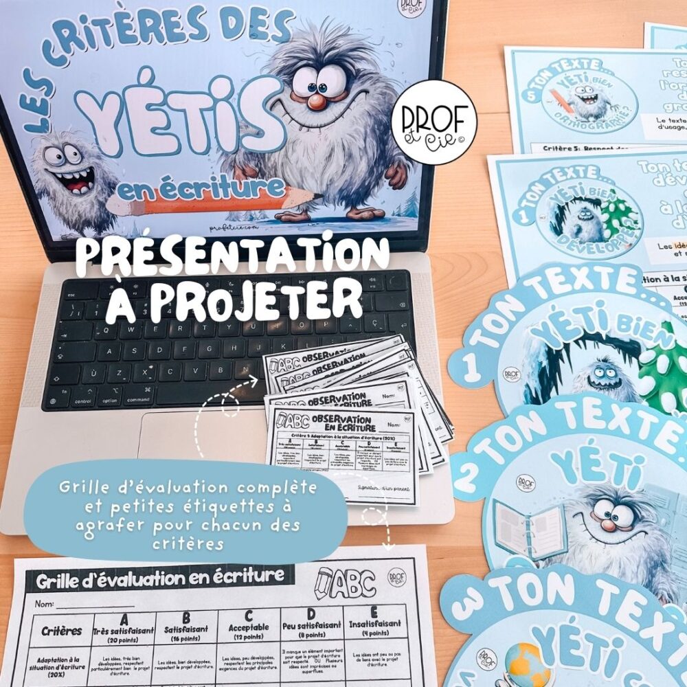 Les critères des YÉTIS en écriture (2e et 3e cycle) – Image 5