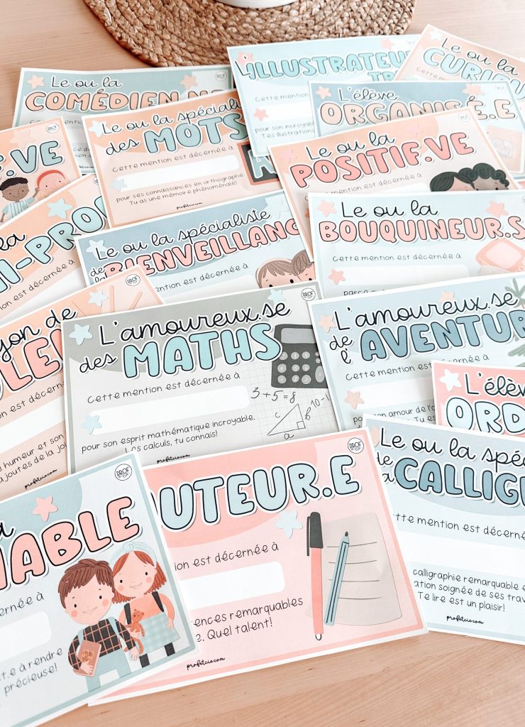 Enseignement positif matériel pédagogique