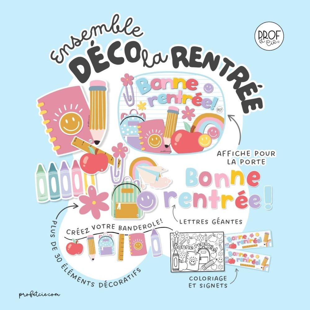 Ensemble DÉCO la RENTRÉE