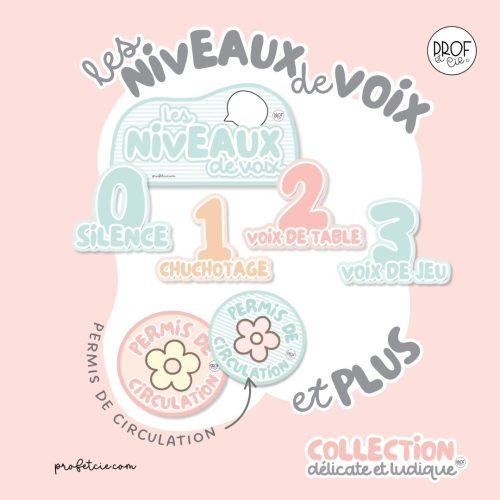 Voice levels and more (Delicate and playful collection)