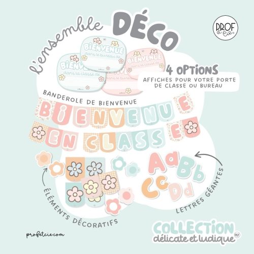 L'ensemble DÉCO (collection Délicate et ludique)