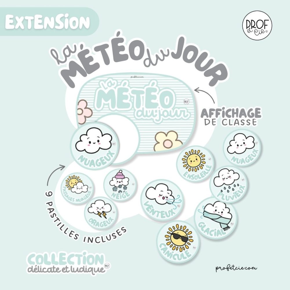 La météo du jour (collection Délicate et ludique)