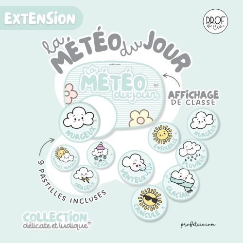 La météo du jour (collection Délicate et ludique)